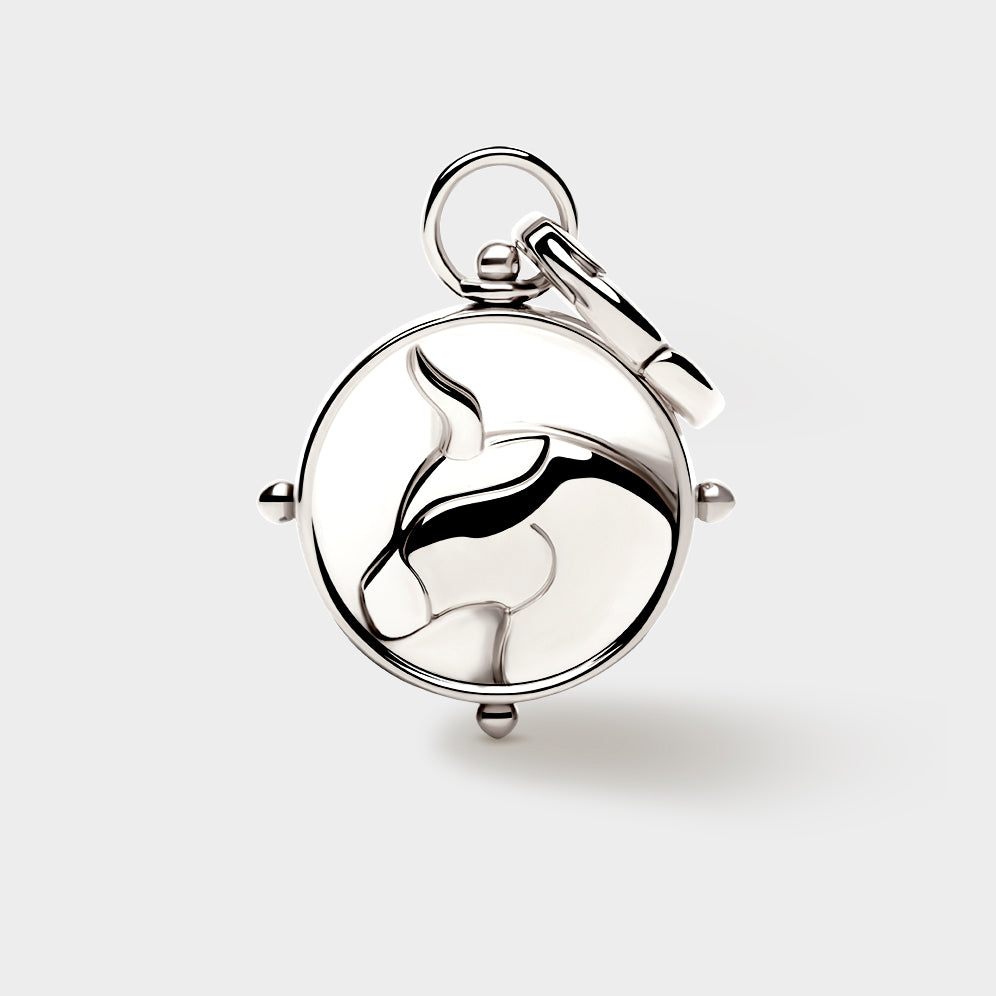 Silver Double-Sided Zodiac Charm