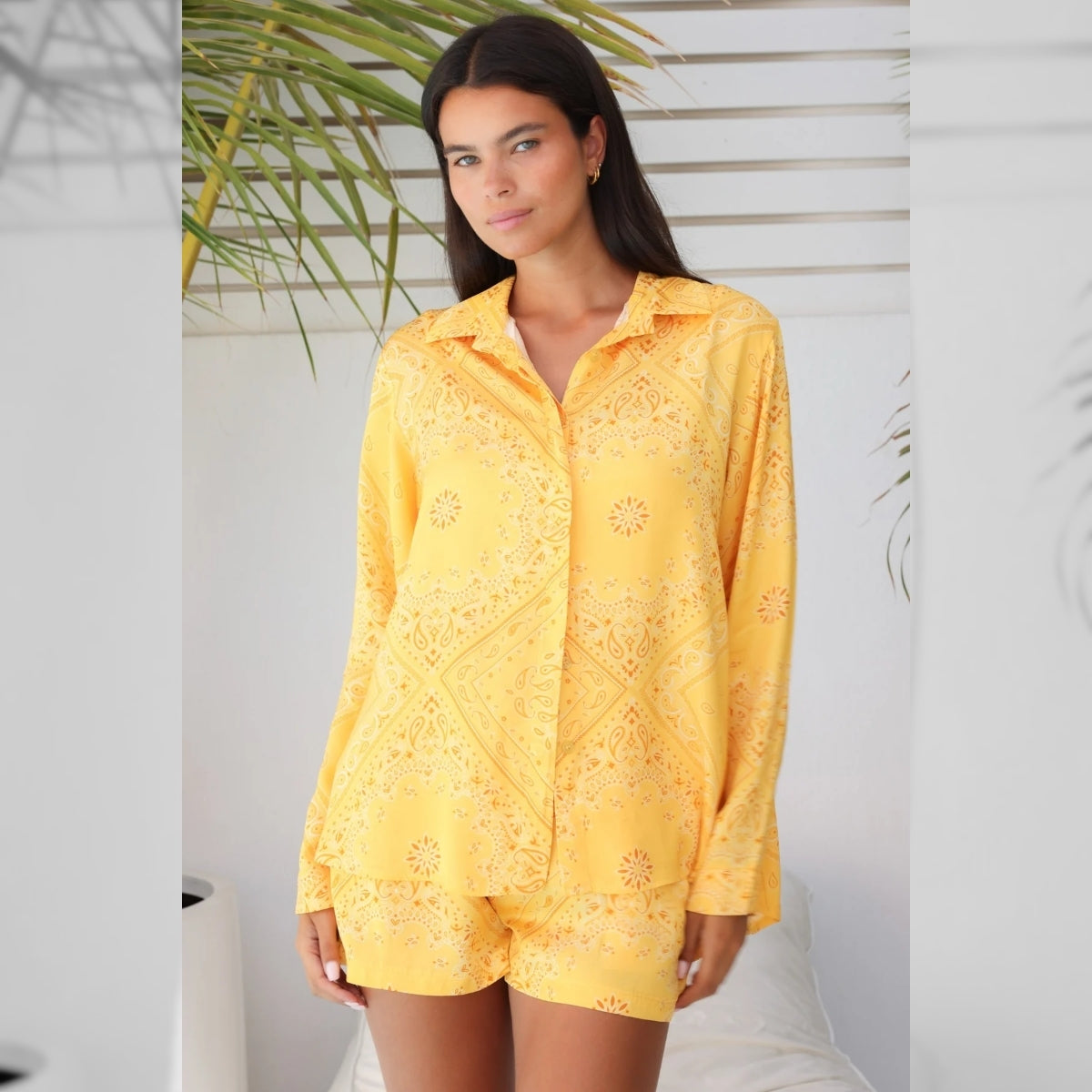 Clutch Yellow Lolly Short Co-Ord Set