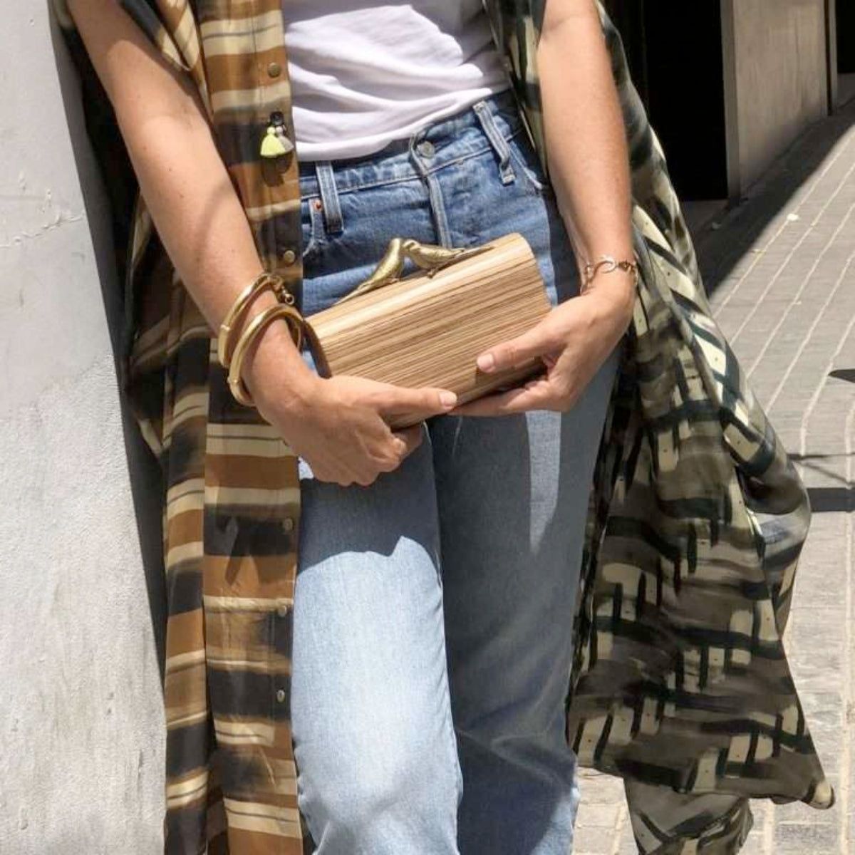 Buy Sarah's Bag Bronze Birds Log Lovers Clutch Online for Women | Free 3-Hour Delivery in Dubai | Boom & Mellow UAE