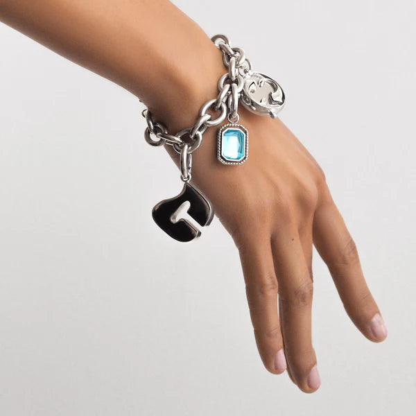 Silver Double-Sided Zodiac Charm