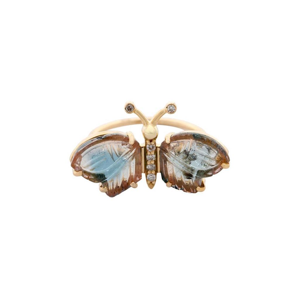 Ishq Morpho Butterfly Ring | Boom & Mellow