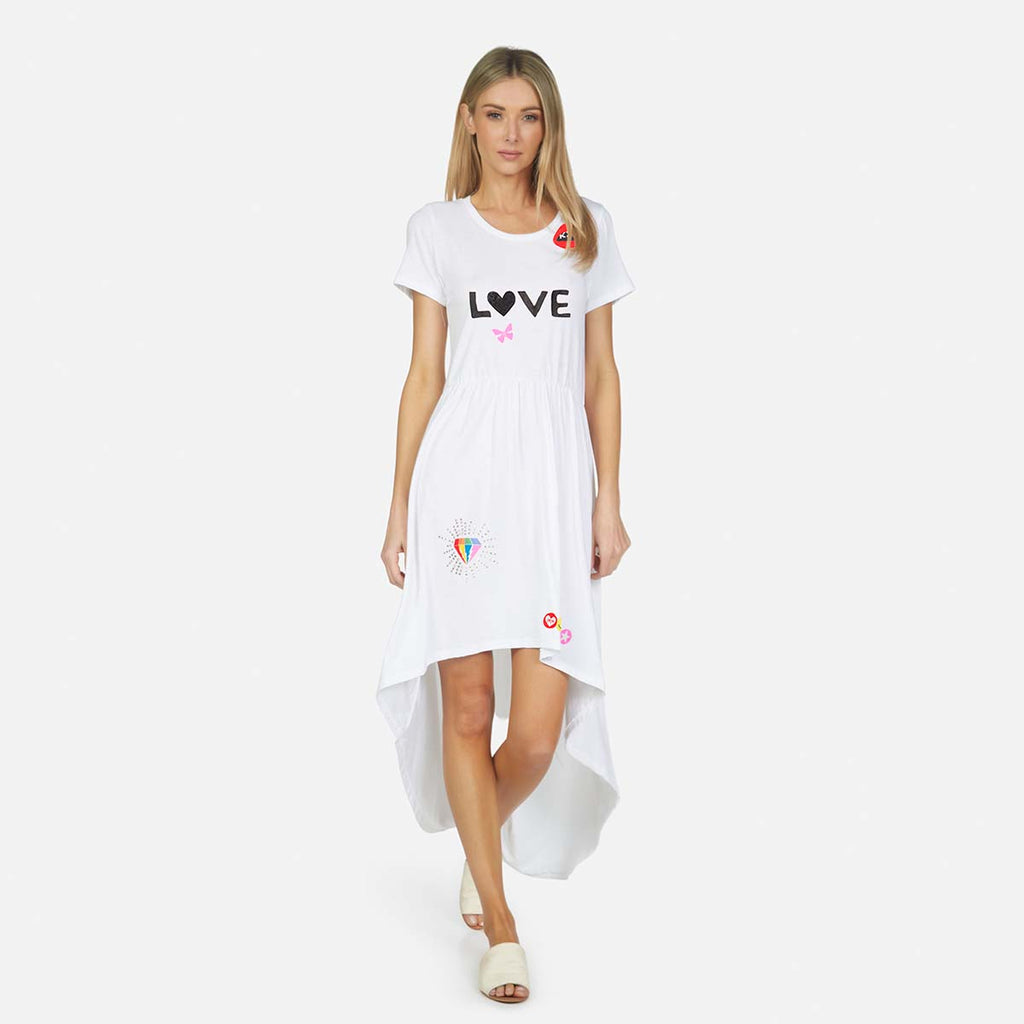 Lauren Moshi Greta Crystal Love Elements Dress | Boom & Mellow