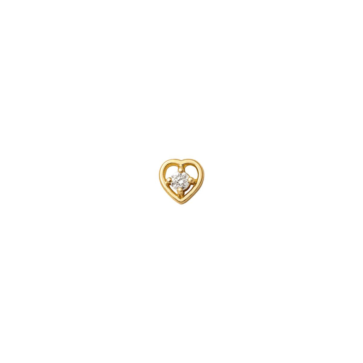 Buy Alexa Jewelry Open Heart Solitaire Stud Earring Online for Women | Free 3-Hour Delivery in Dubai | Boom & Mellow UAE