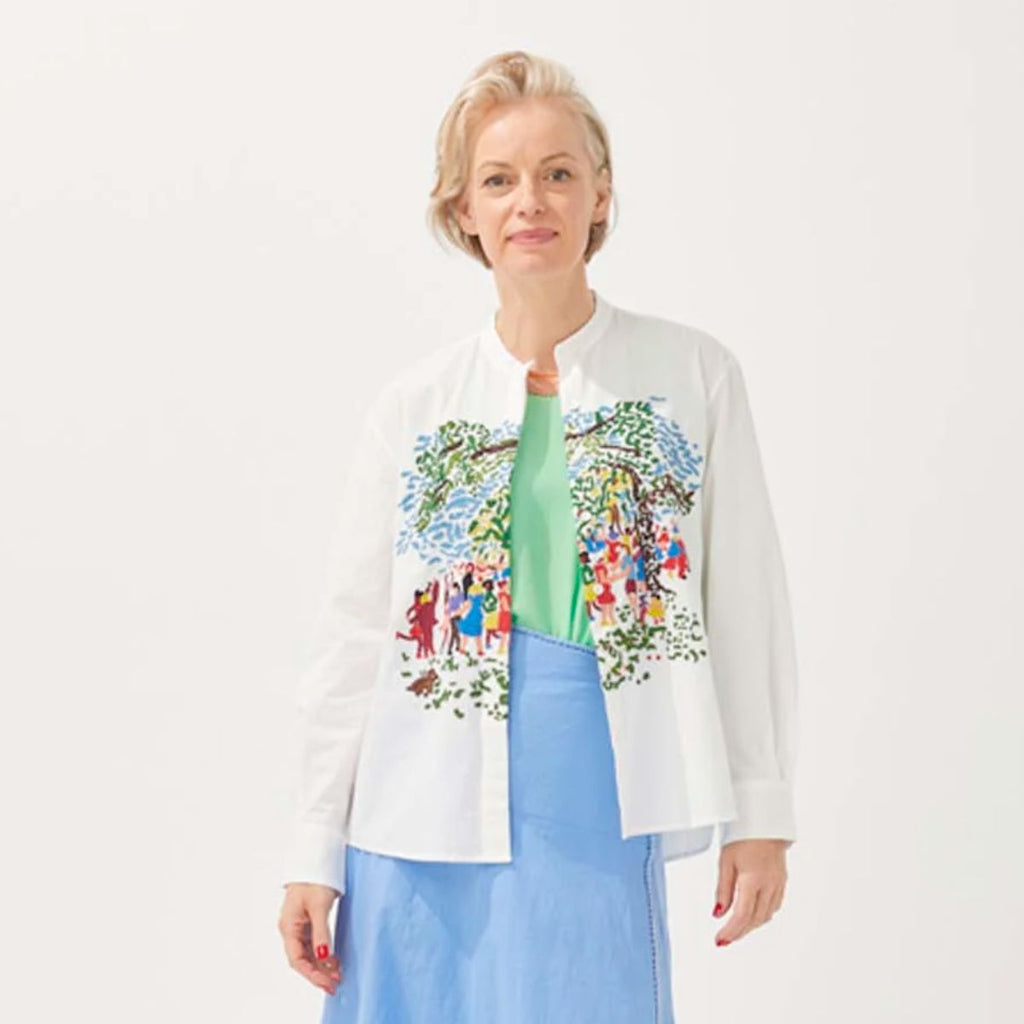 Mii Party Louise Embroidered Shirt | Boom & Mellow