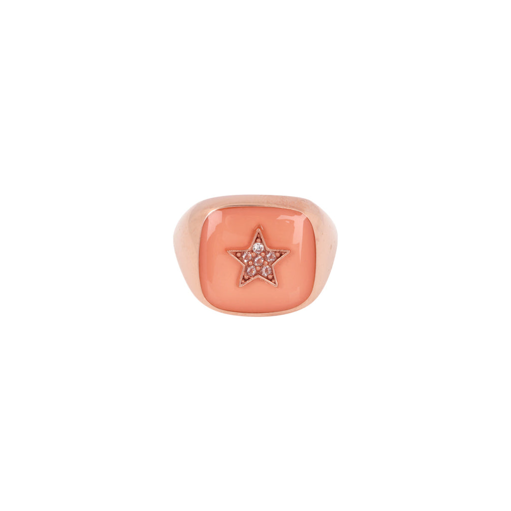 Versari Pave Star Peach Ring | Boom & Mellow