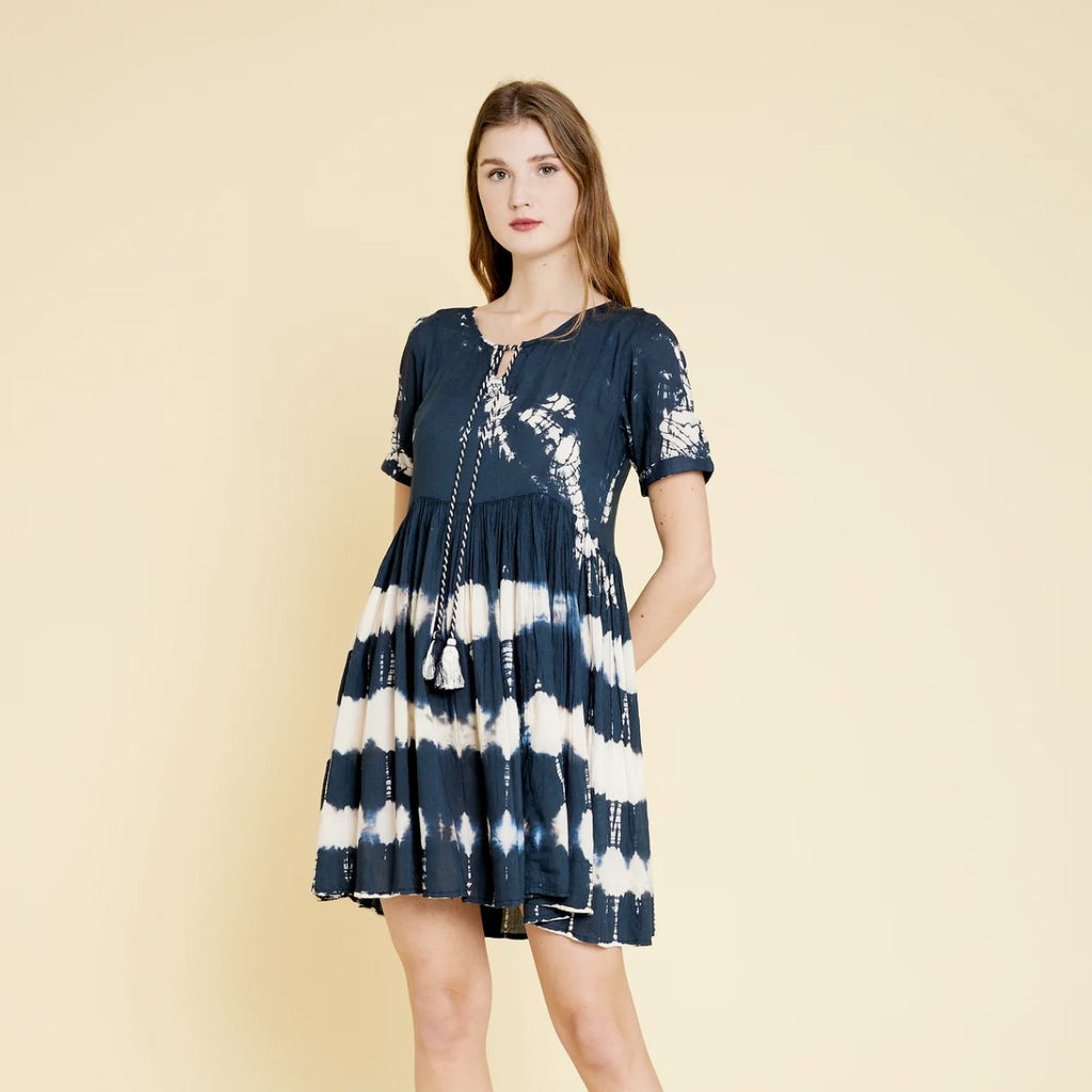 Luna Llena Tie Dye Short Dress | Boom & Mellow