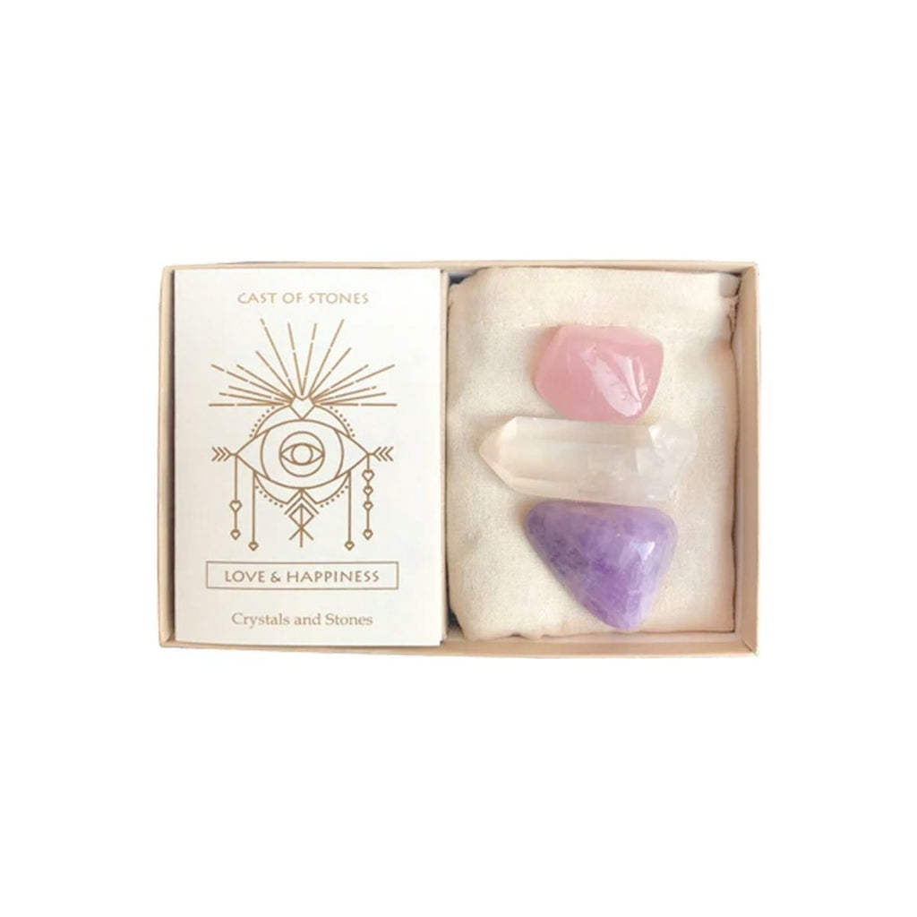 Cast of Stones Love and Happiness Stone Set | Boom & Mellow