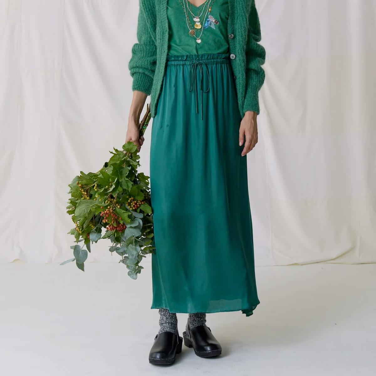 Buy Leon and Harper Juliette Emerald Skirt Online for Women | Free 3-Hour Delivery in Dubai | Boom & Mellow UAE