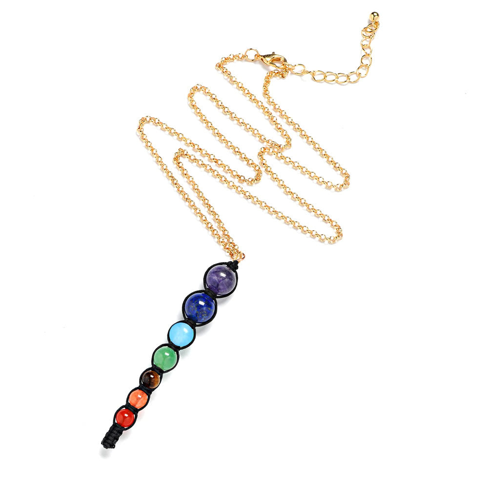Buy You & Eye Seven Chakra Healing Balance Necklace Online for Women | Free 3-Hour Delivery in Dubai | Boom & Mellow UAE