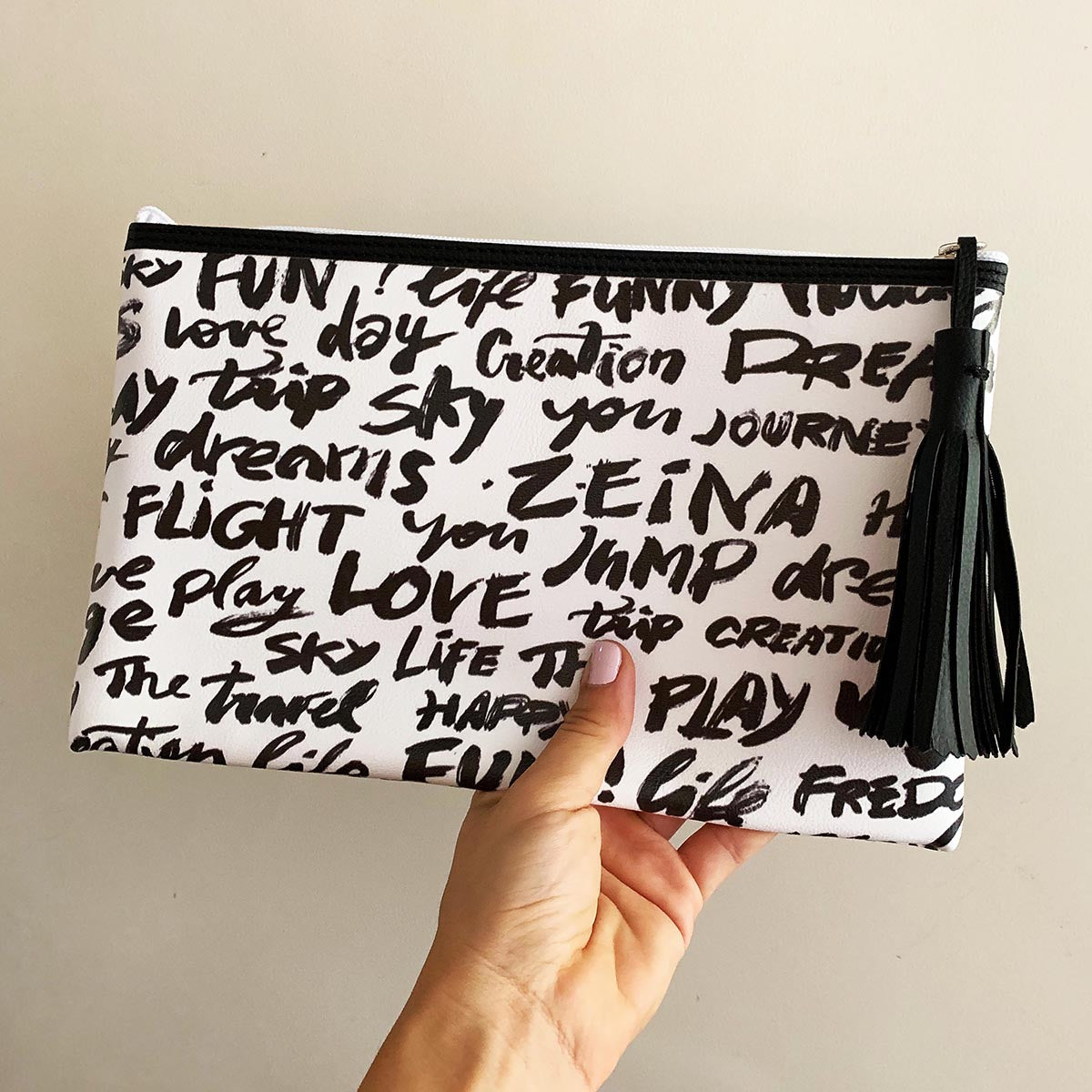 Joumana Dagher Personalized Words Pouch