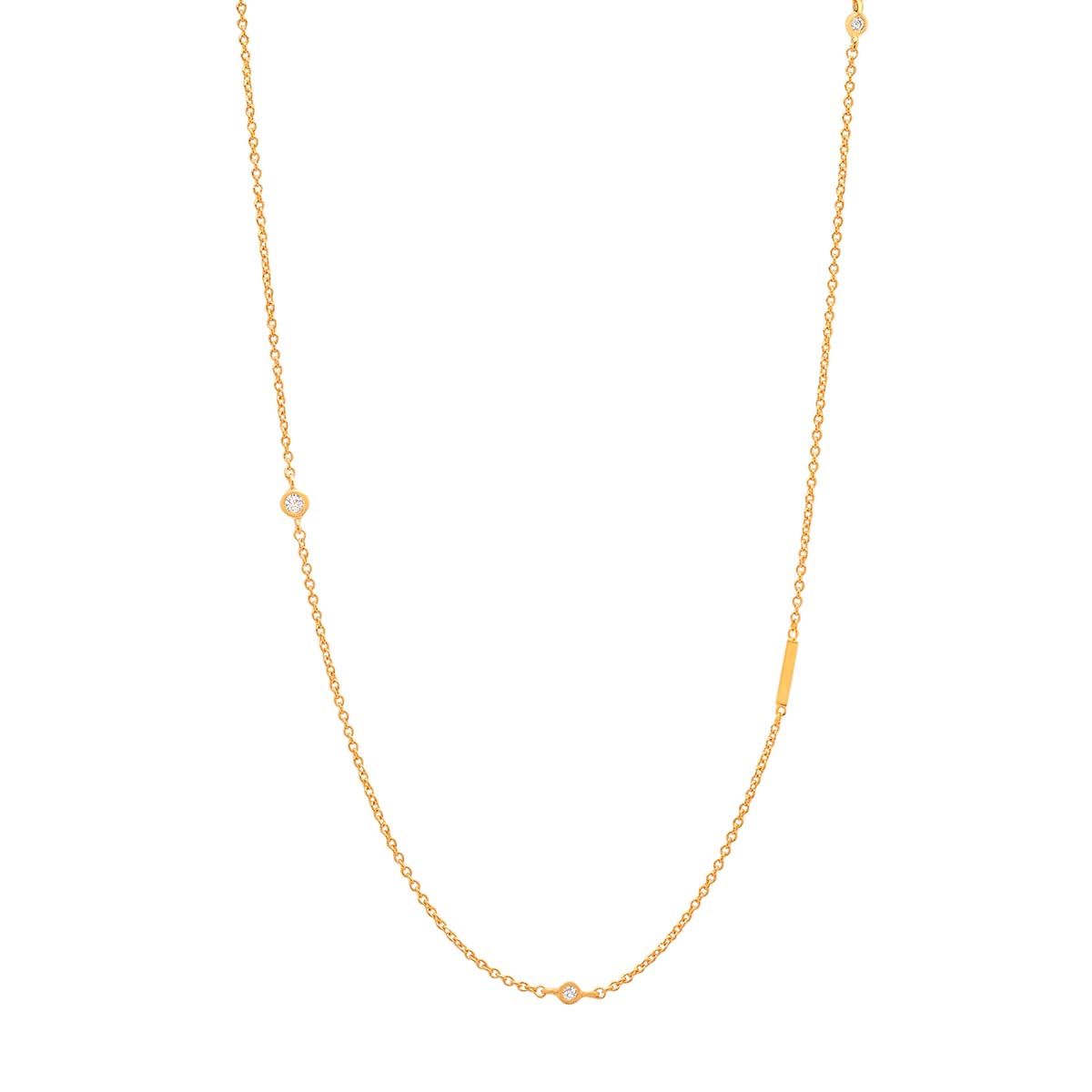 Buy Tai Sideways Initial Necklace Online for Women | Free 3-Hour Delivery in Dubai | Boom & Mellow UAE