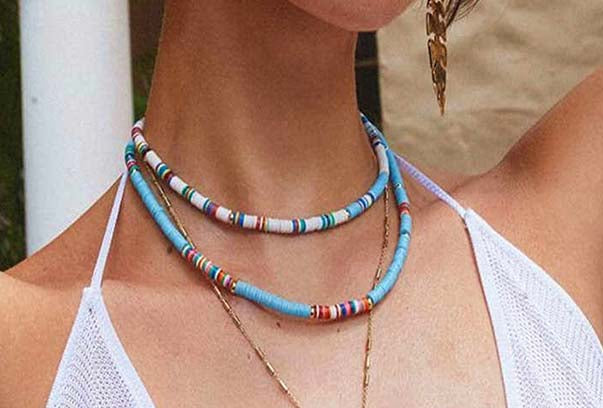 Trendy Oxidised Beaded Choker Necklace Set