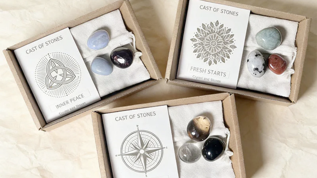 Cast of Stones Intention Jewelry, Evil Eye Bracelets & Crystal Candles at Boom & Mellow