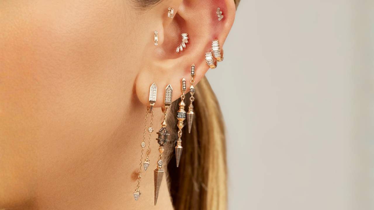 Designer Gold Earrings Dubai at Boom & Mellow