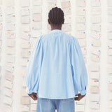 Mii La Provence Claudie Sky Blue Blouse