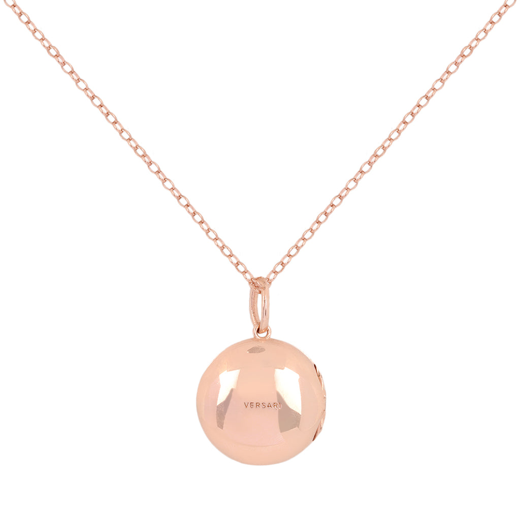 Versari Fuchsia Best Mom Dot Locket Necklace | Boom & Mellow
