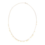 Kismet by Milka 14k Rose Gold Liberty Shaker Slim Chain Necklace