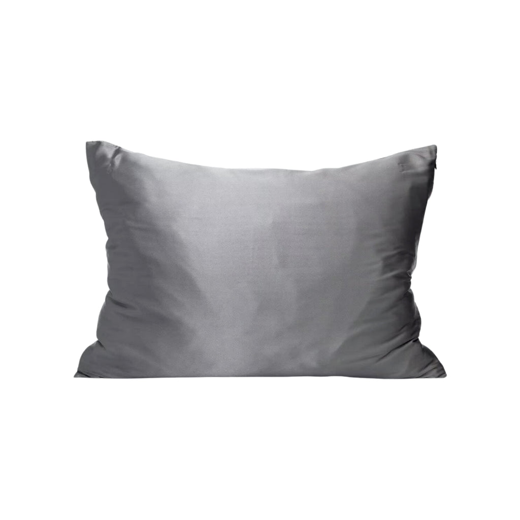 Kitsch Charcoal Grey Satin Pillowcase | Boom & Mellow