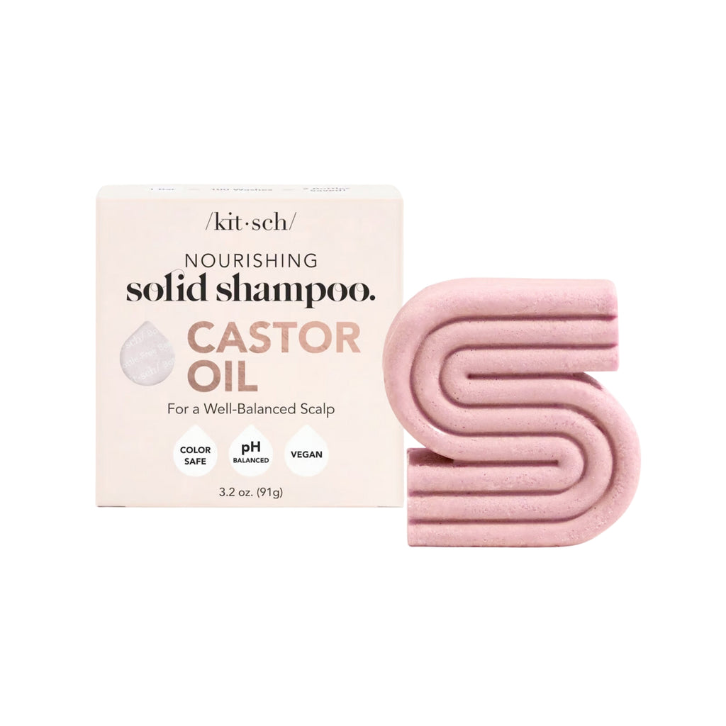 Kitsch Castor Oil Nourishing Shampoo Bar | Boom & Mellow