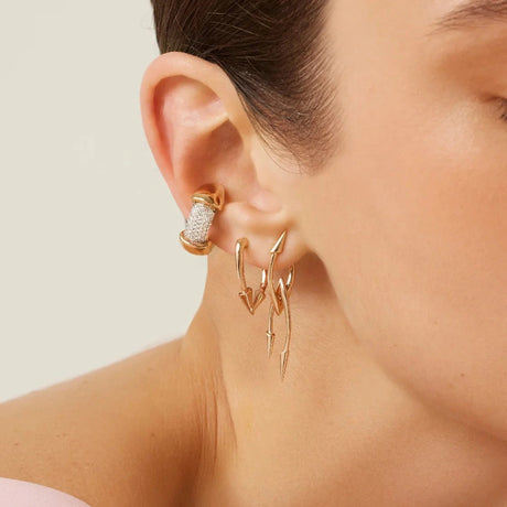 Kismet by Milka Intersection Arrow Earring