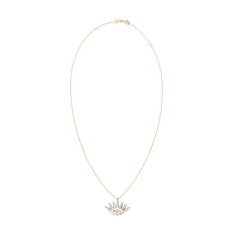 Kismet by Milka 14k Rose Gold Evil Eye Necklace