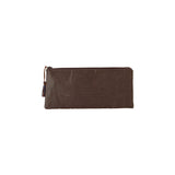 Brown Tatreez Zip Pouch