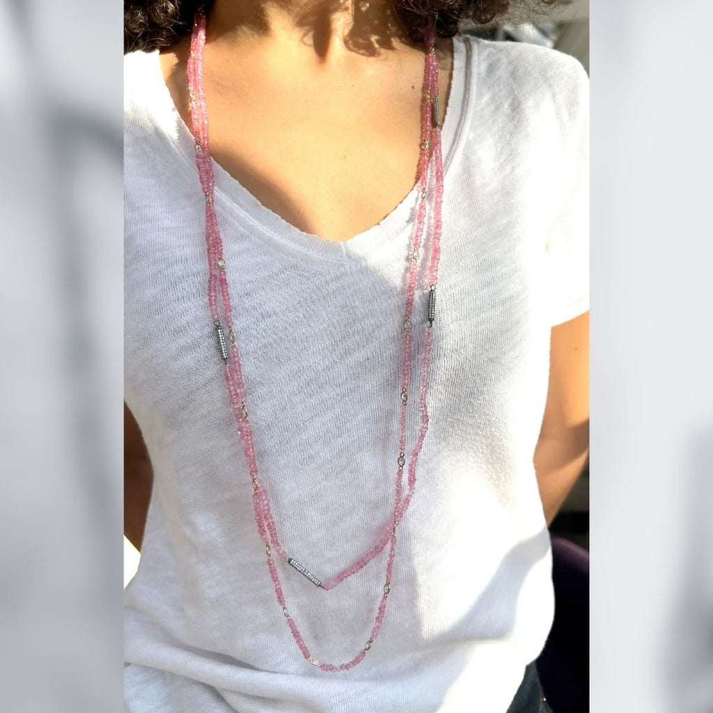 Maha Lozi Pinkalicious Sparkle Necklace | Boom & Mellow
