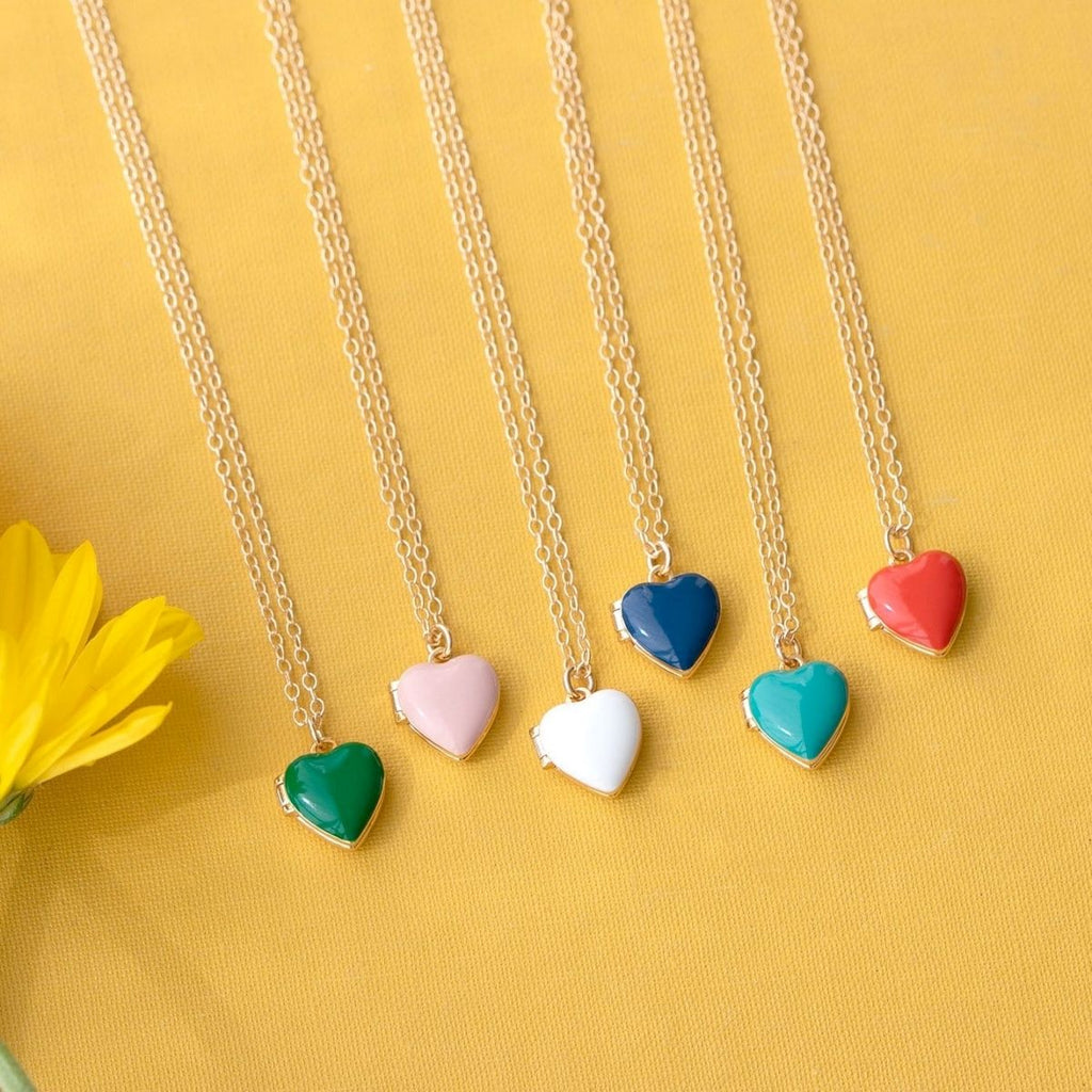 Kris Nations 18k Gold Vermeil Heart Locket Necklace | Boom & Mellow