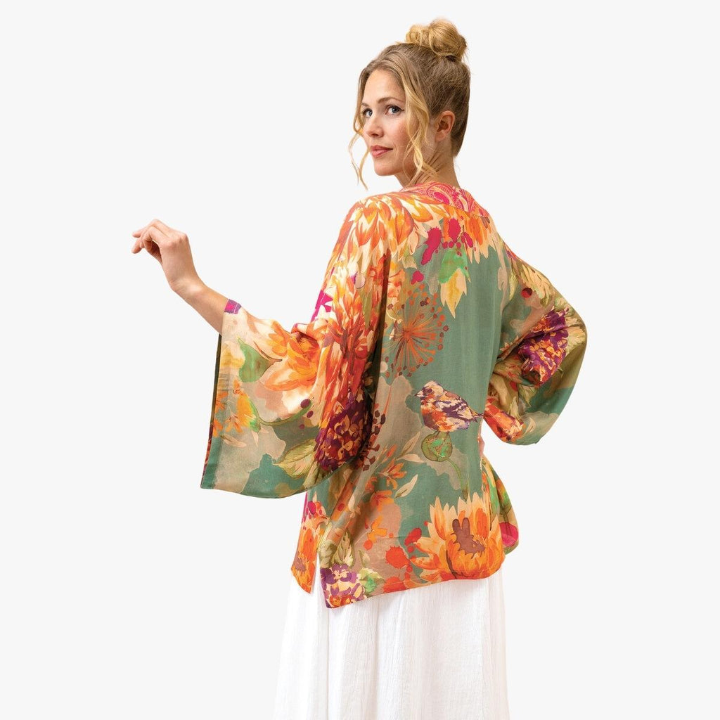 Powder Design Birds and Blooms Kimono Jacket | Boom & Mellow