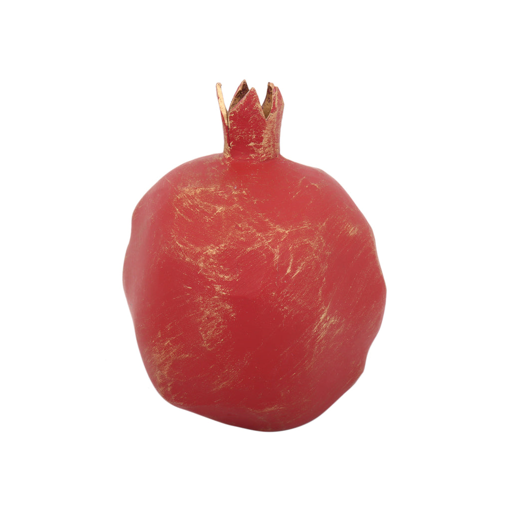 East Gallery Large Red Metal Pomegranate | Boom & Mellow