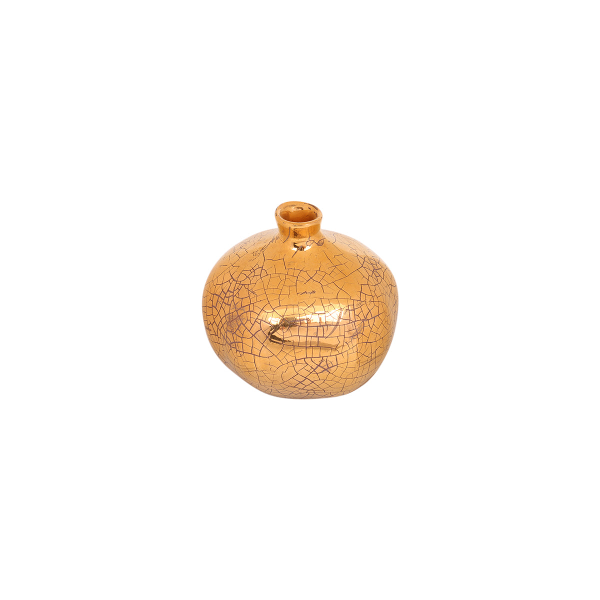 East Gallery Small Gold Ceramic Pomegranate | Boom & Mellow