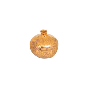 East Gallery Small Gold Ceramic Pomegranate