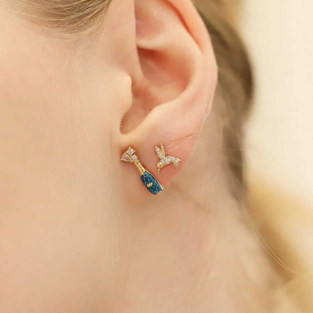 Tai Hummingbird Stud Earrings | Boom & Mellow