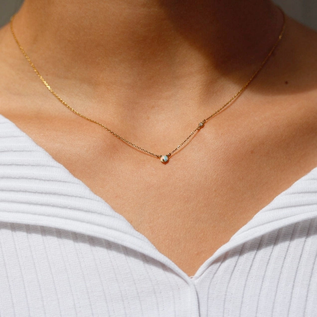 Tai Mini Opal Necklace | Boom & Mellow