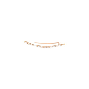 Griff 18k Gold Linear Arc Earring