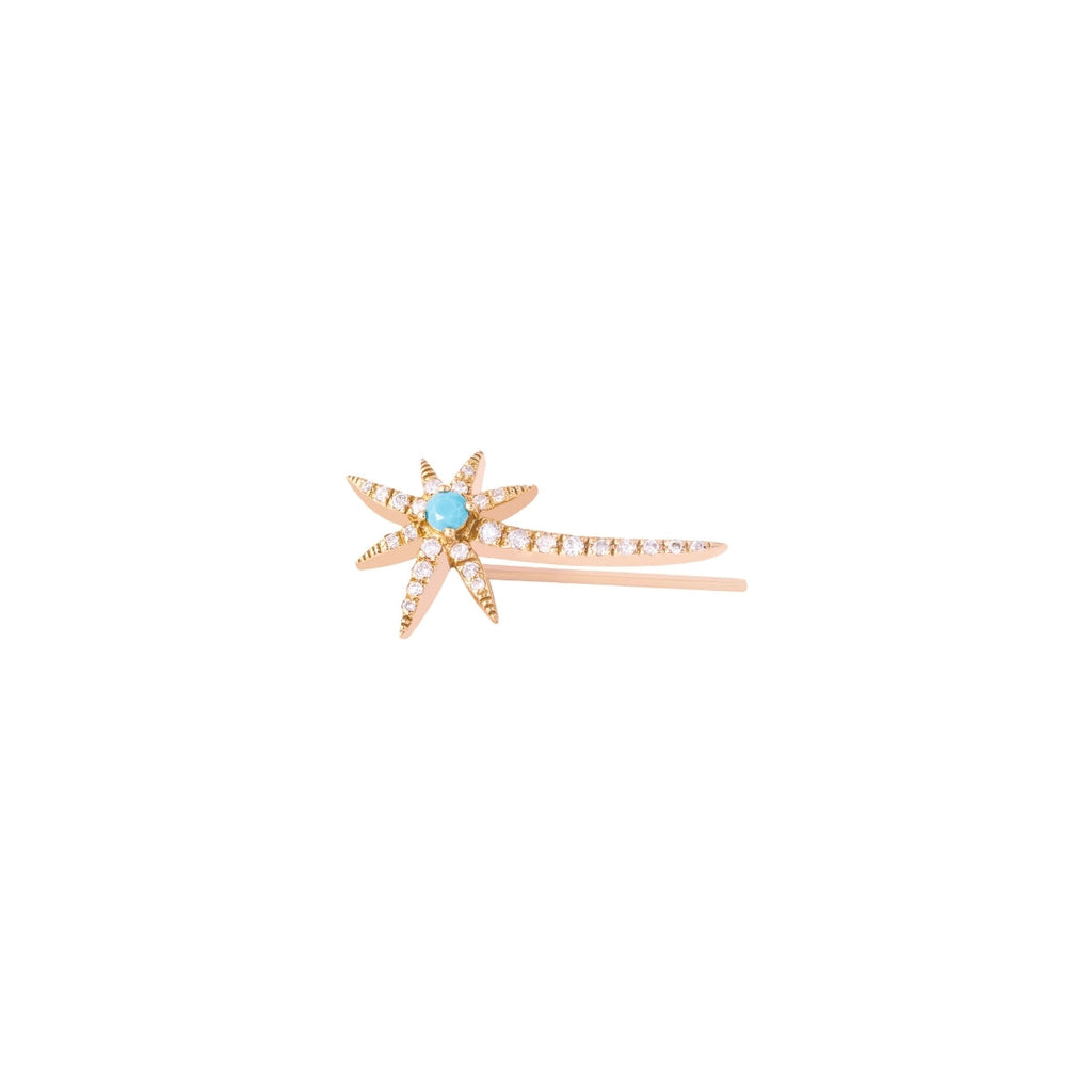 Griff 18k Gold Shooting Star Earring | Boom & Mellow