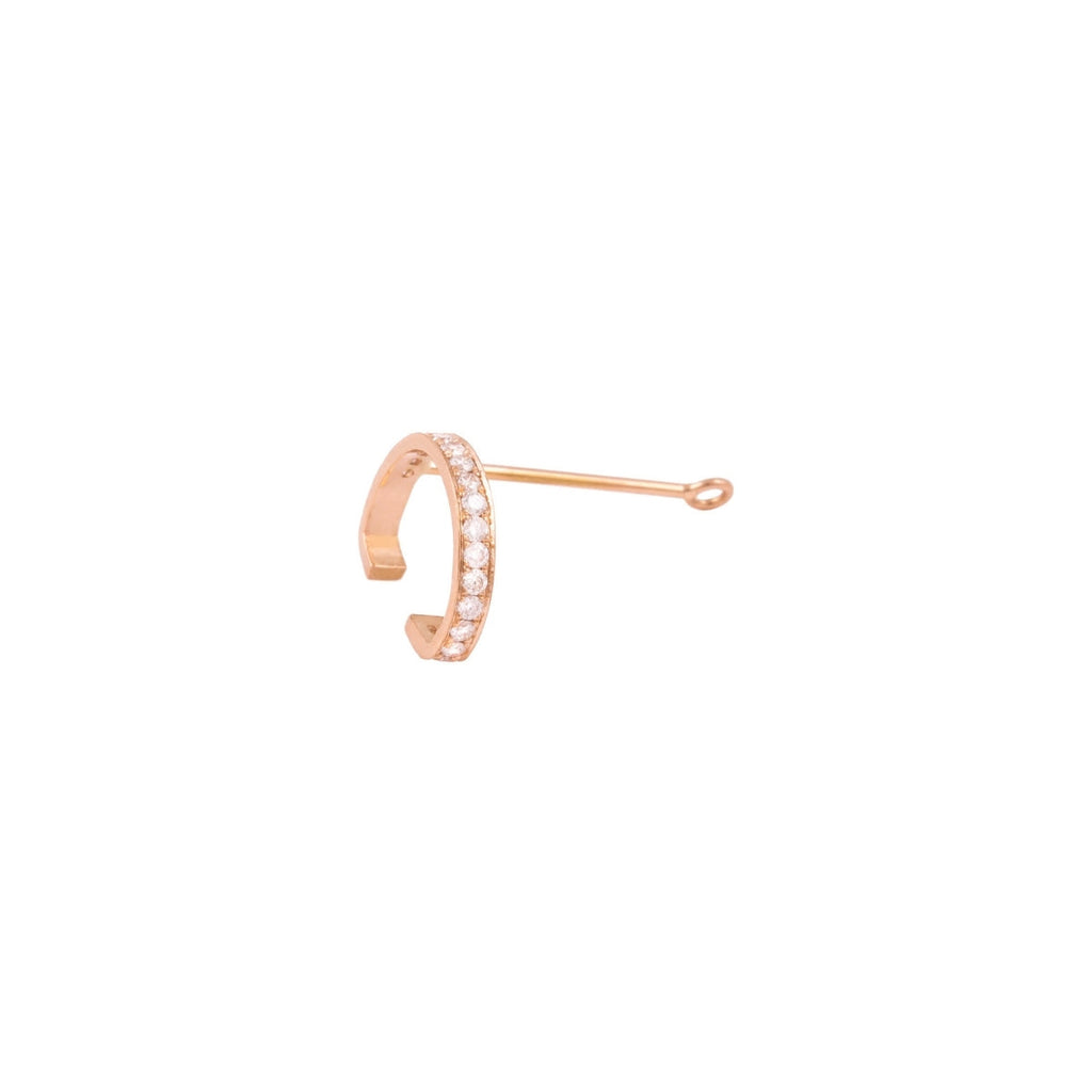 Griff 18k Gold One Line Cuff Earring | Boom & Mellow