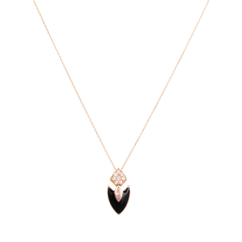 Griff 18k Gold Black Arrow Necklace | Boom & Mellow