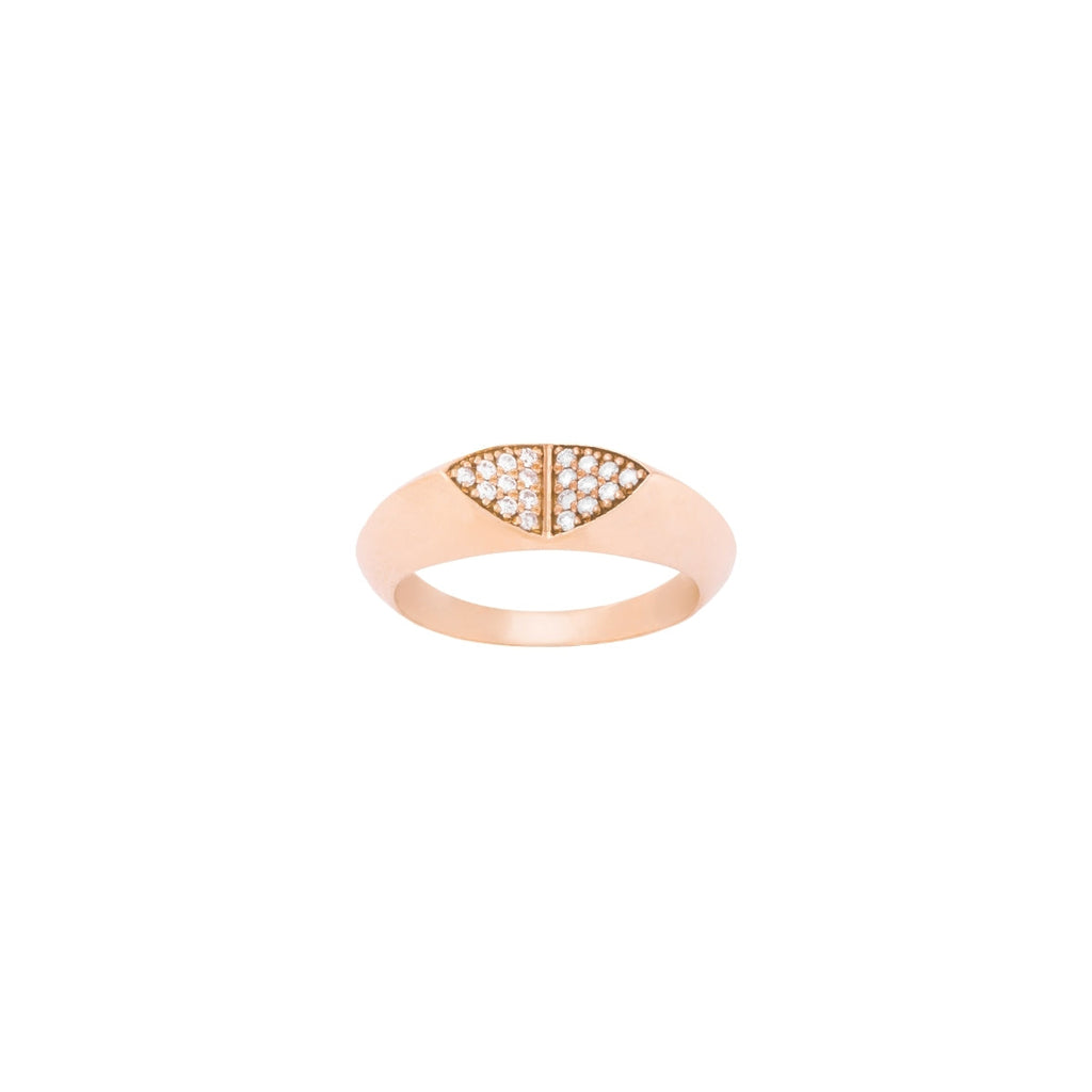 Griff 18k Gold Roi Double Triangle Ring | Boom & Mellow