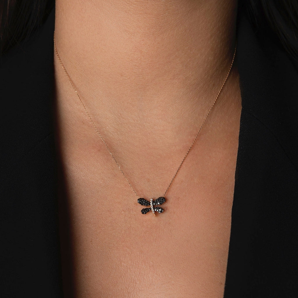 Griff 18k Gold Butterfly Necklace | Boom & Mellow