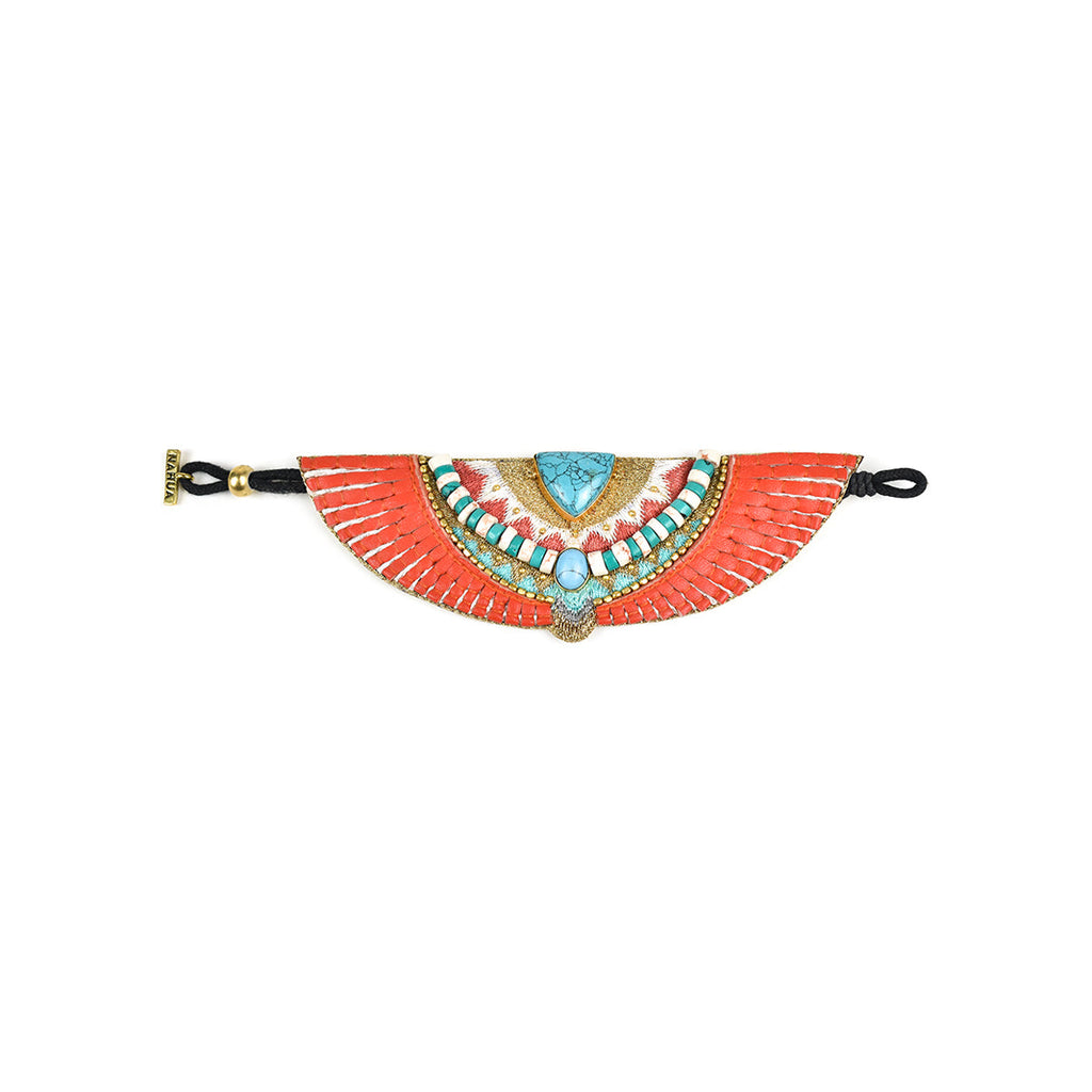 Nahua Cheyenne Flamingo Bracelet | Boom & Mellow
