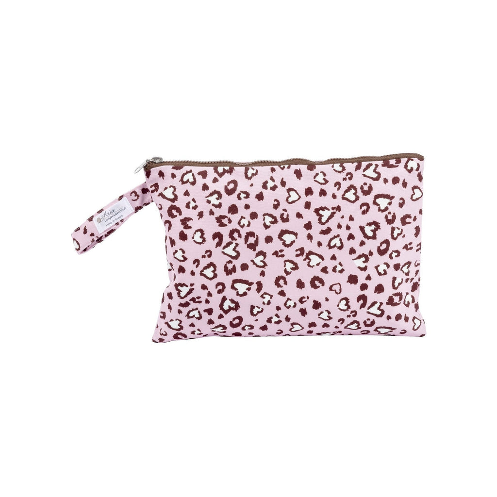 Aria Inspirations Pink Leopard Print Pouch | Boom & Mellow