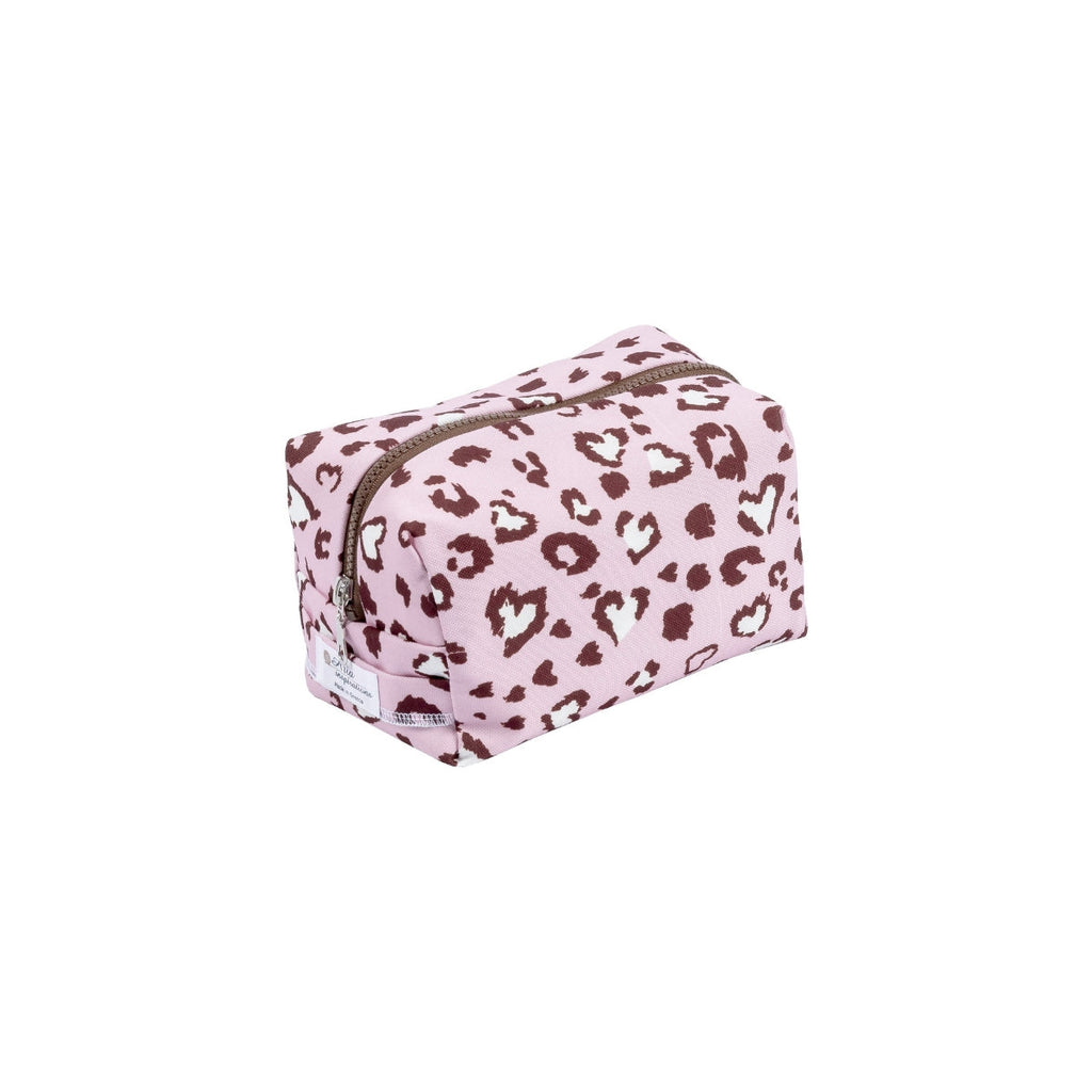 Aria Inspirations Pink Leopard Print Beauty Case | Boom & Mellow