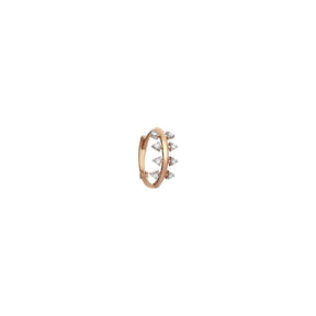 Kismet by Milka 14k Roslow Gold Jolie Hoop Earring