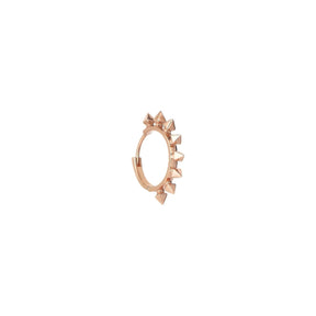 Kismet by Milka 14k Roslow Gold Prisma Big Hoop Earring