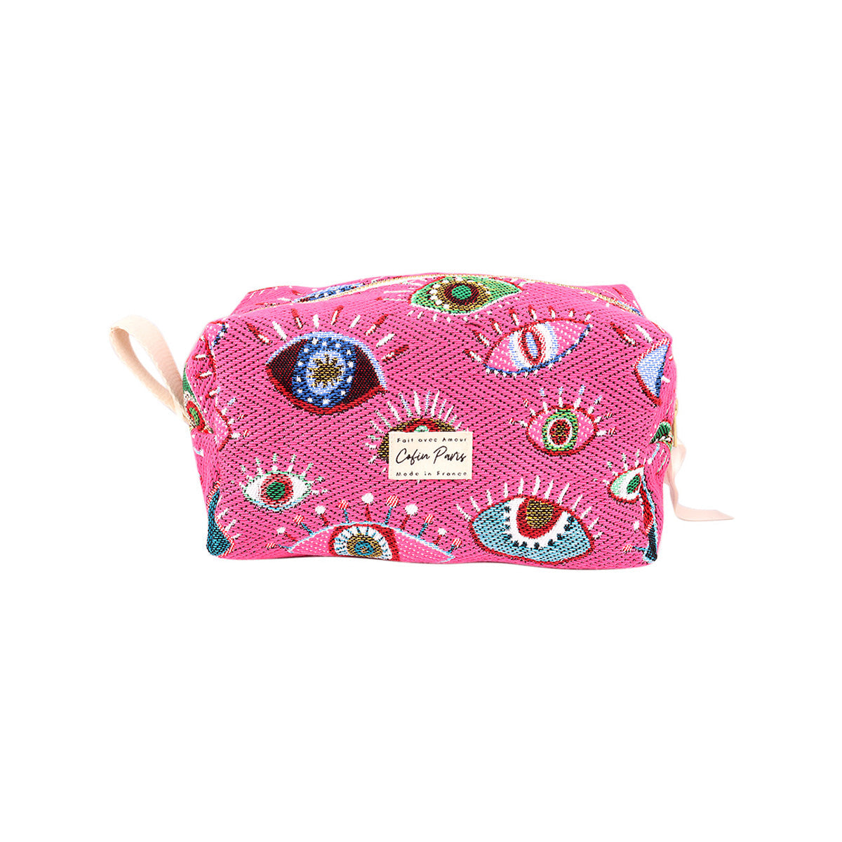 Buy Cofin Paris Large Rose Cyclope Toiletry Bag Online for Women | Free 3-Hour Delivery in Dubai | Boom & Mellow UAE