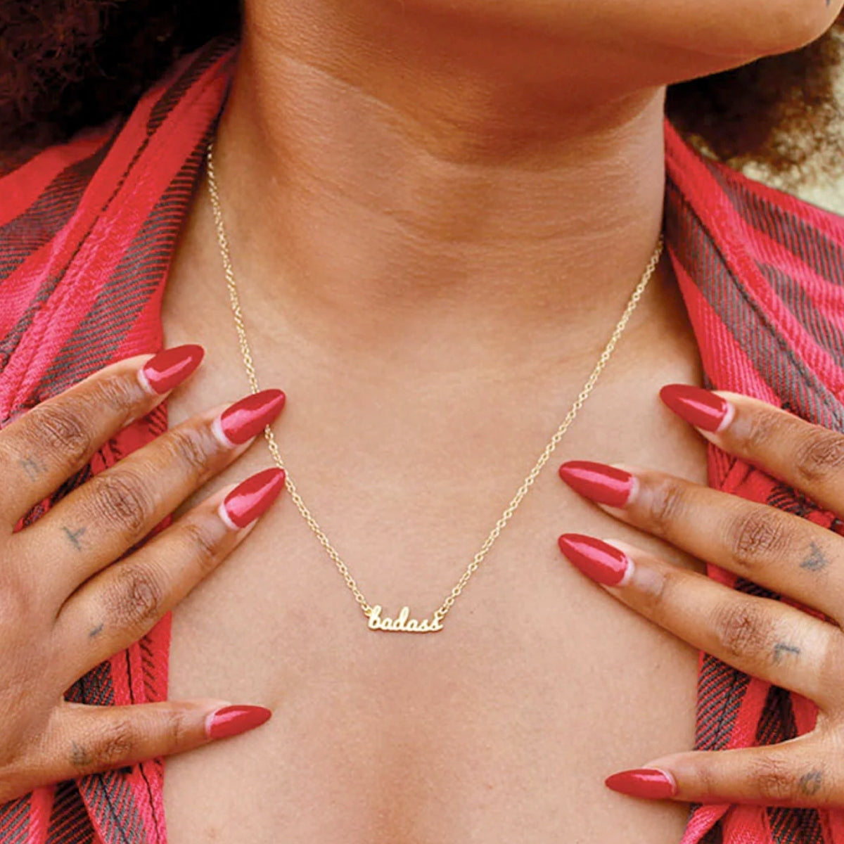 Buy Kris Nations Badass Charm Necklace Online for Women | Free 3-Hour Delivery in Dubai | Boom & Mellow UAE