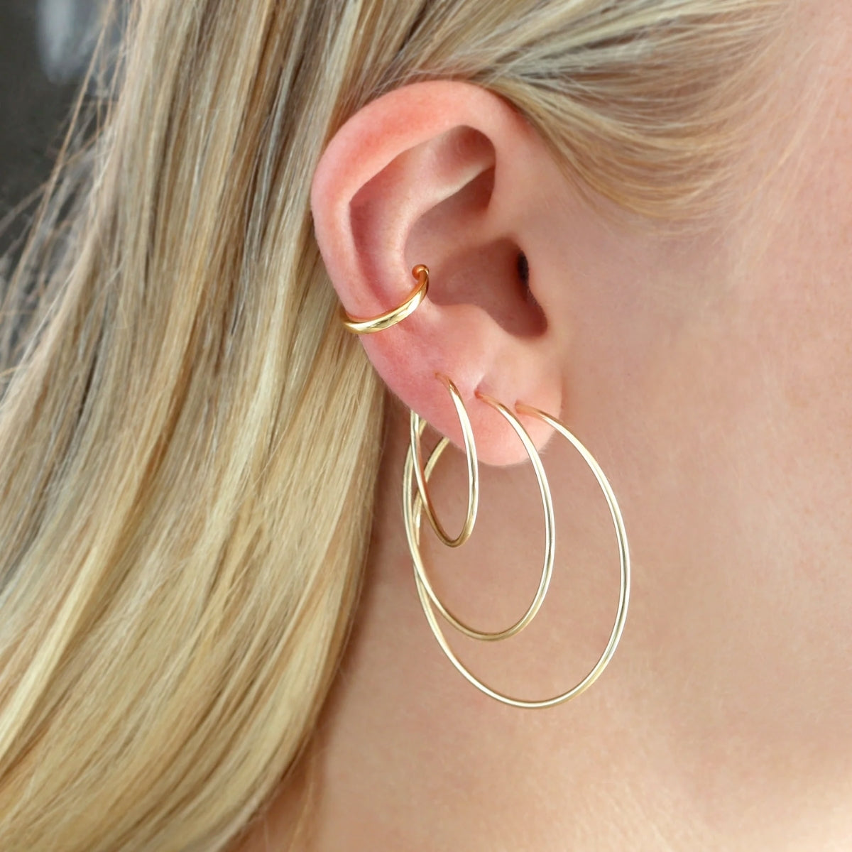 Buy Kris Nations Featherweight Hoop Earrings Online for Women | Free 3-Hour Delivery in Dubai | Boom & Mellow UAE