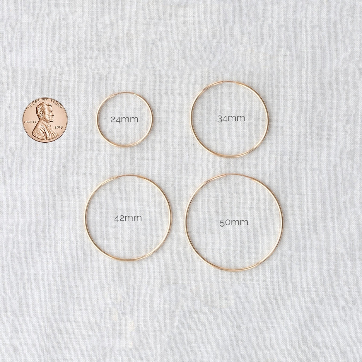 Buy Kris Nations Featherweight Hoop Earrings Online for Women | Free 3-Hour Delivery in Dubai | Boom & Mellow UAE