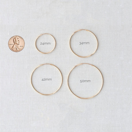 Buy Kris Nations Featherweight Hoop Earrings Online for Women | Free 3-Hour Delivery in Dubai | Boom & Mellow UAE